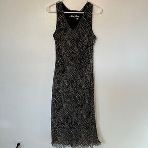 Meghan Matthews 90s Black Sleeveless Dress